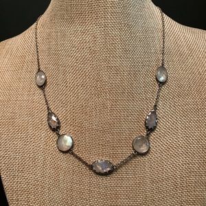 Silpada moonstone sterling silver necklace.